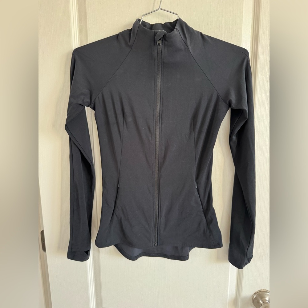 Oysho Cool Touch Black Technical Jacket NWT Size S | Zara Group | Athleisure